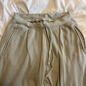 SKIMS Light sage Waffle Knit Pants